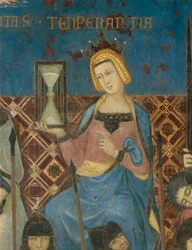 Allégorie du bon gouvernement, tempérance (détail)
