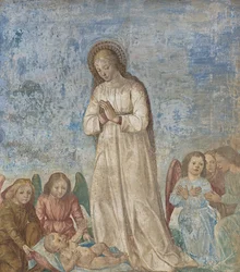 Vierge et anges en adoration, 1500-22