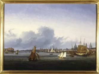 Le Port de Calais par Louis Garneray, sd. vers 1820