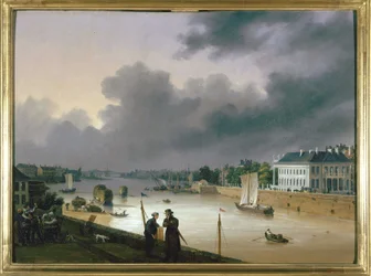 Le port de Nantes par Louis Garneray, vers 1820