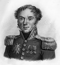 Jacques Laurent Gilly (1769-1829) - dans "Portraits des généraux français suite aux victoires et conquêtes des Français". Gravé par Ambroise Tardieu en 1818. Collection Stella.