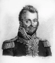 Jean François Rome, général de brigade (1773-1826) - dans « Portraits des généraux français suivant les victoires et conquêtes des Français ». Gravé par Ambroise Tardieu en 1818. Collection Stella