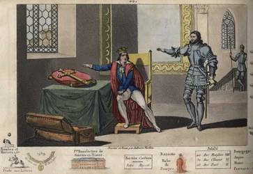 Louis XI (1423-1483) est retenu prisonnier à Péronne, et depuis son appartement, il peut voir la tour où Charles III est mort après 6 ans de captivité. Il ne retrouva la liberté qu