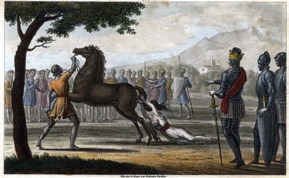 La mort de la reine Brunehilde d