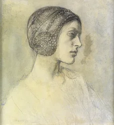 Anais, portant un béguin, c.1822