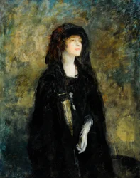 Madame Claude Johnson en noir