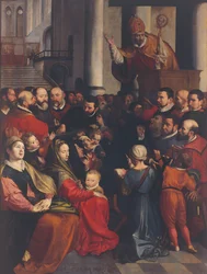 Saint Éloi prêchant à Anvers