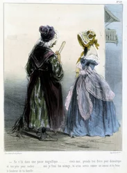 Caricature - dans « Madeleines » par Cham, vers 1870-1880