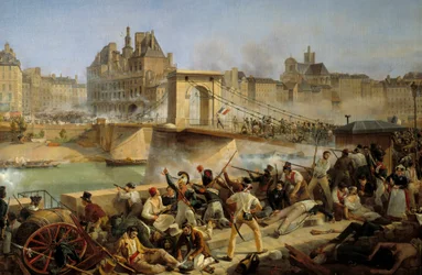 Révolution de 1830, jour de juillet : attaque de l