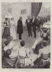 La Conférence de Bloemfontein, Réception à la Présidence, Réunion de Sir Alfred Milner et du Président Kruger