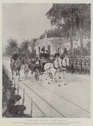 Le voyage de la reine sur le continent, l