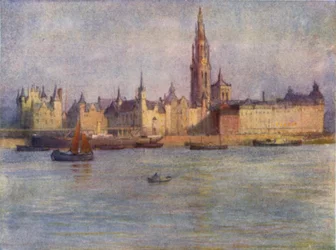 La Rade depuis la Tête de Flandre, Anvers