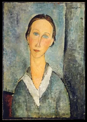 Fille en blouse de marin
