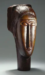 Tête de femme avec une frange