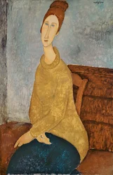 Jeanne Hébuterne dans un pull jaune, 1918-19
