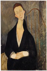 Lunia Czechowska (à la robe noire)