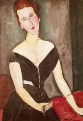 Portrait de Madame Georges Van Muyden, par Amedeo Modigliani (1884-1920)