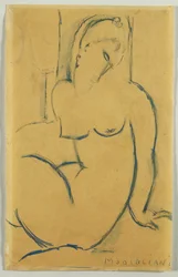Femme assise, 1914