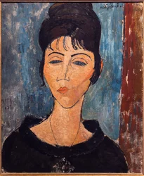 Jeune femme avec pendentif (portrait de Béatrice Hastings)