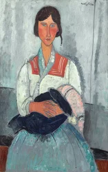 Gitane avec bébé