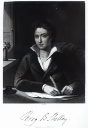 Percy Bysshe Shelley, gravé par William Holl