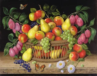 Pommes, poires, raisins et prunes, 1999