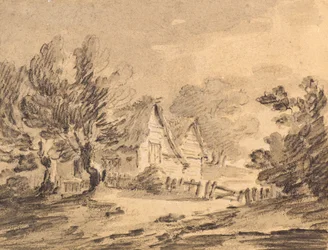 Cottage dans un paysage, c.1805