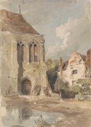 Vieille église et maison