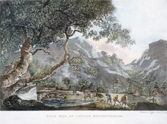 Four à briques à Clydach, Monmouthshire, 1795