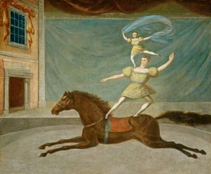 Les acrobates montés