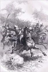 La charge de Pulaski, illustration de l