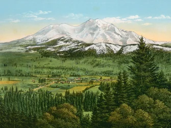 Sisson à la base du mont Shasta