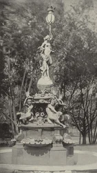 La fontaine allemande (photo n/b)
