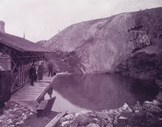 La piscine aux sources chaudes de Banff, Amérique britannique
