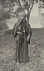 Une femme bédouine du désert
