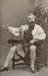 Emil Fischer, as Hans Sachs, dans "Die Meistersinger Von Nurnburg" (photo n/b)