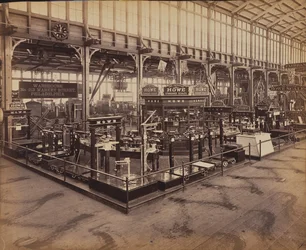 Exposition de Howe Scale Co., Machinery Hall, Exposition internationale du centenaire, Philadelphie, 1876