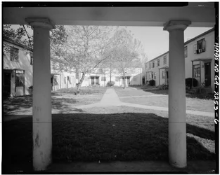 John Hope Homes (logements sociaux), délimité par Larkin, Dora, Spelman Streets et Lane, Atlanta, comté de Fulton, GA (photo n/b)