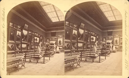 Memorial Hall, section américaine, Exposition internationale du centenaire de 1876, Philadelphie