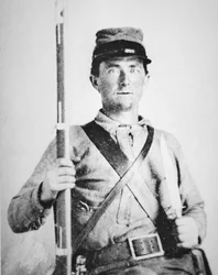 Soldat John LeRoy Williams, armée confédérée