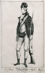 Un véritable tireur américain, page 212 de Impartial History of the War