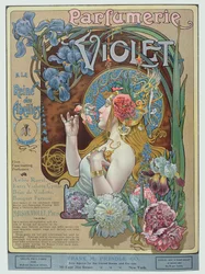 Publicité pour la parfumerie 