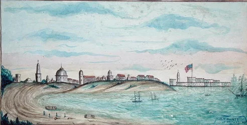 Plage en dessous de Vera Cruz, Mexique