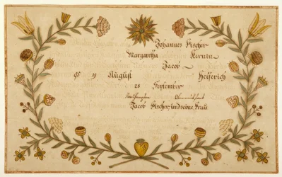 Certificat de naissance et de baptême