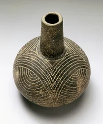 Bouteille Baily gravée, Caddoan, 1200-1500