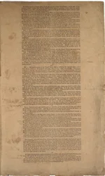 Constitution, première impression, imprimée par Dunlap & Claypoole, 17-19 septembre 1787