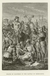 Mort de Manfred à la bataille de Bénévent