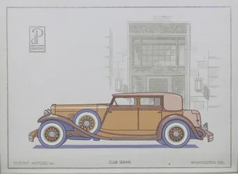 Voitures DuPont : Club Sedan, 1921