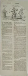 Affiche électorale avec des Américains éminents, 1828