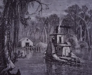 Scène des Everglades de Floride